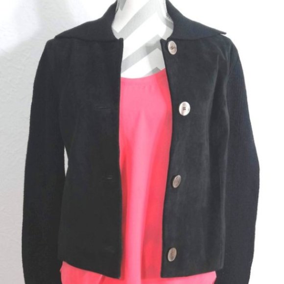 Anne Klein AK Knit Jacket Size S - Picture 3 of 7